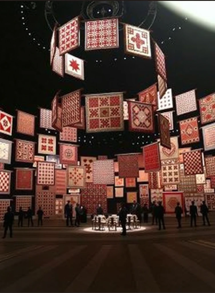 culture gallery, silk culture, super realistic photo, high resolution
