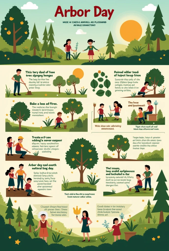 September 1st: Arbor Day create an infographic