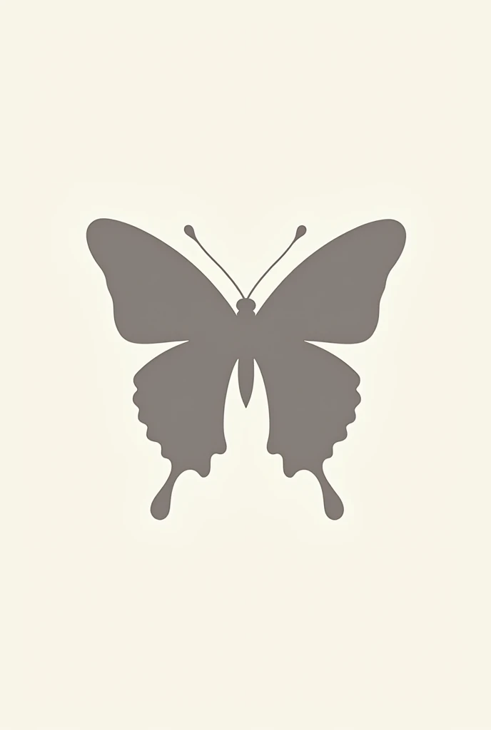 Isotype of a butterfly and a t-shirt