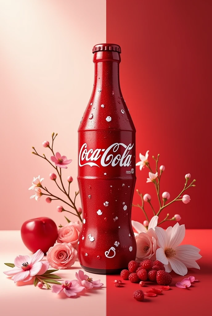I want a Coca-Cola product that is strategically designed for Women's Day/Recognition of empowered and fighting women. As a requirement, that does not lose the brand's DNA. That women are not represented, but symbols alluding to them.