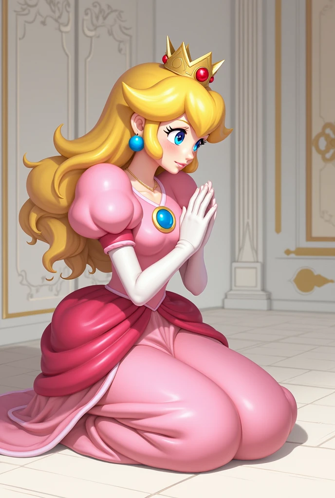 2d Princess peach foot worshipped and ready to be payed