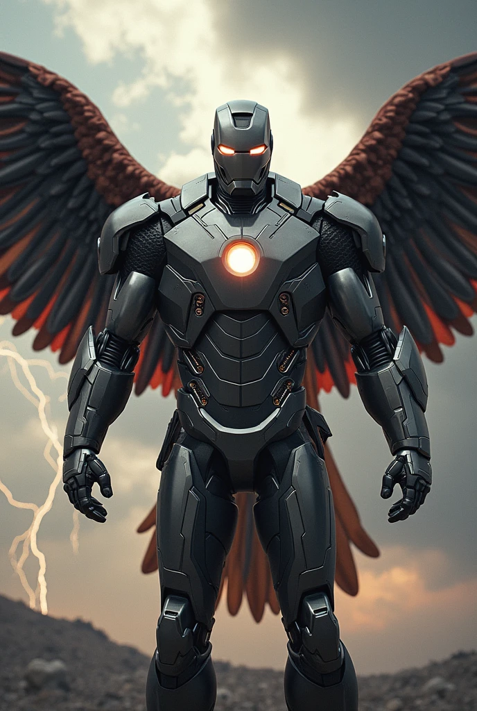 Iron man + Eagle ai photo