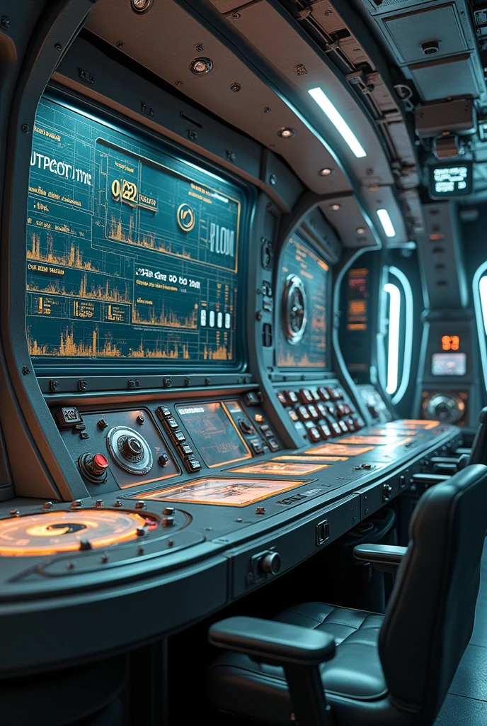 modern space but with old instruments on one side and modern ones on the other