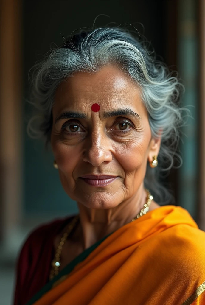 Make youtube thumbnail about indra gandhi biography with tagline
