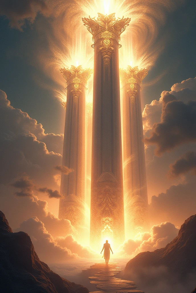 Almighty pillars of restriction, 
arise in all your glory, 
chain those who mean harm to others 
and protect those who only mean kindness towards their own people… 
I hereby declare that the day of justice has arrived… 

Domain Expansion: Heavenly pillars of Judgement