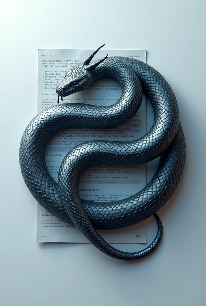 Snake is holding code 
ward logo

