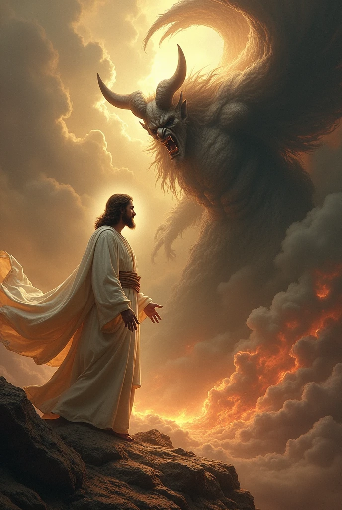 Jesus vs the devil Jesus beating the devil or Jesus wins