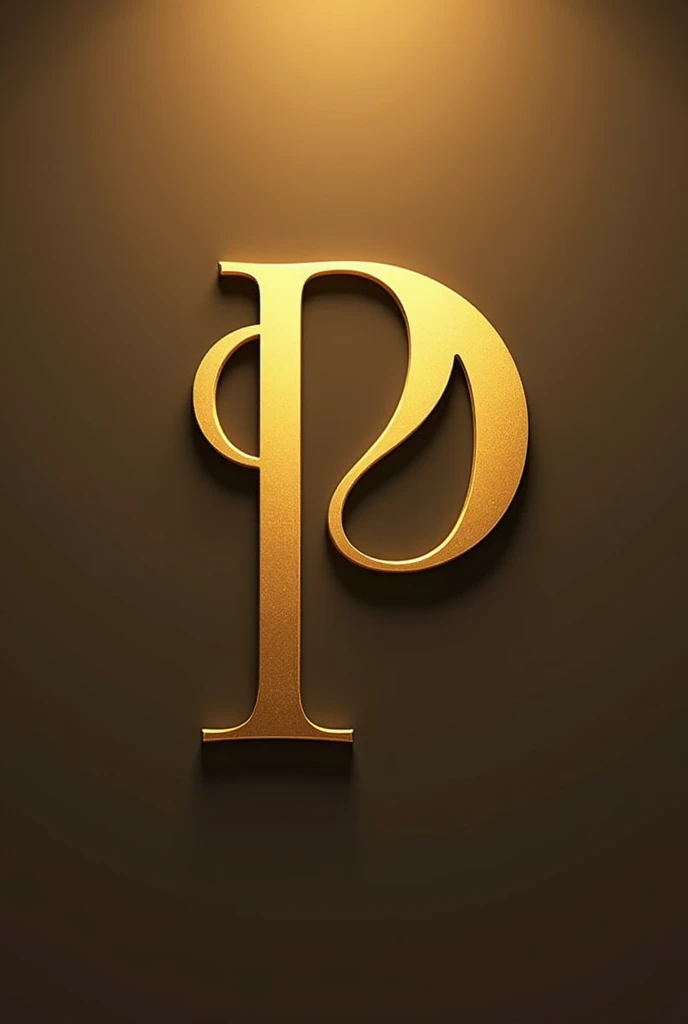 Stylish combines golden logo of DP