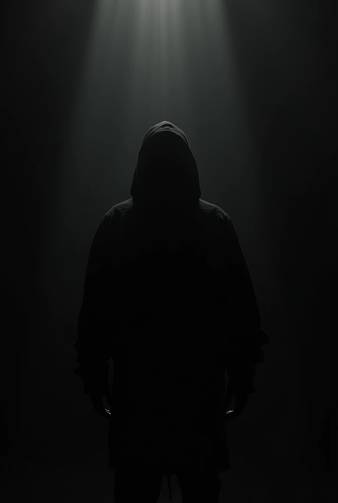 Screen fades to black with a sudden, eerie sound effect.(male)
