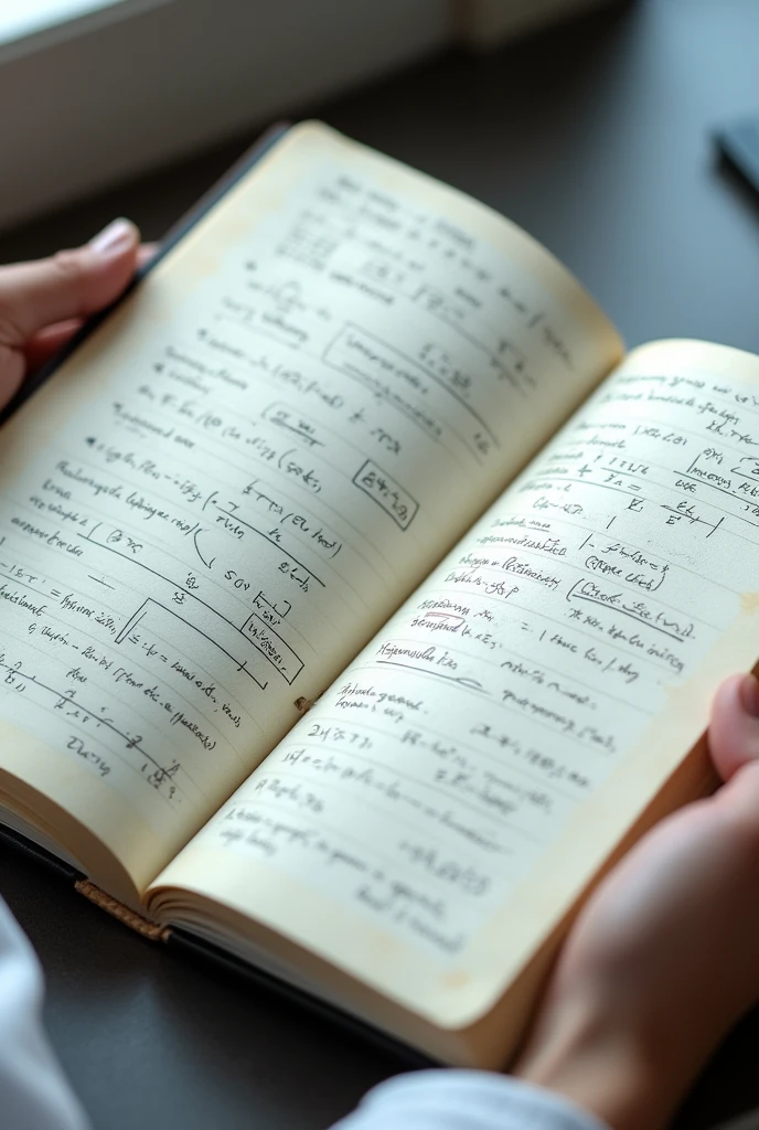 I can send you a photo so you can turn it into a mathematical calculation written in a notebook.