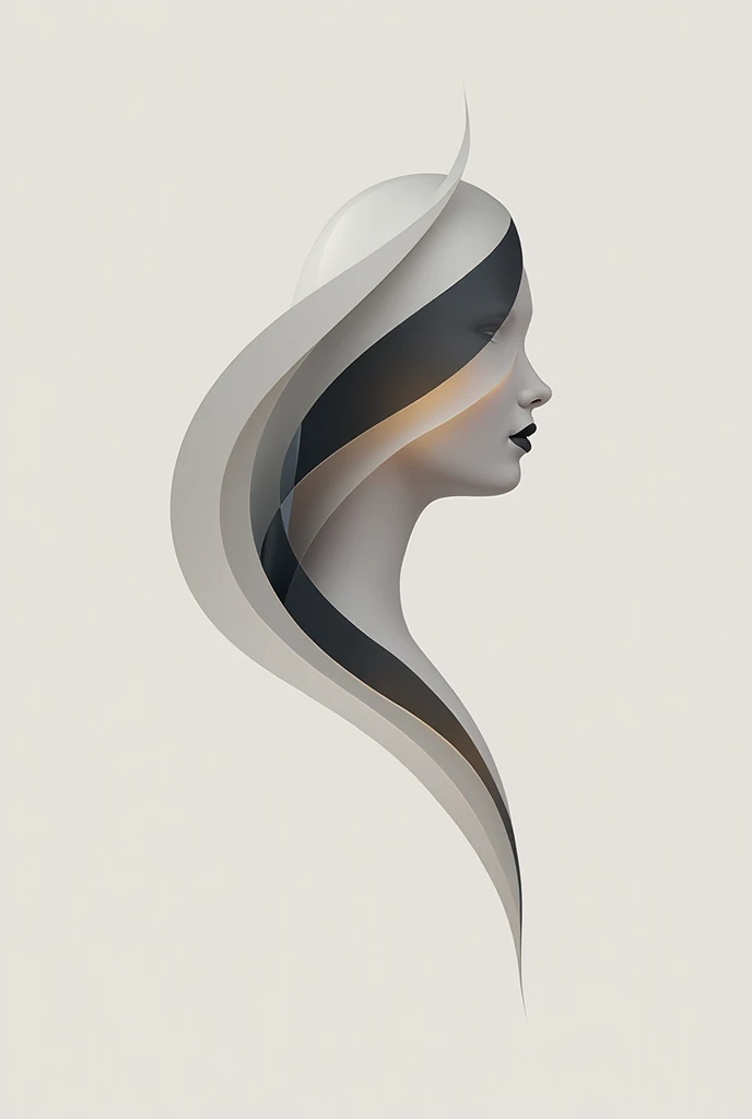 Create a logo for "Roya Glam," a modeling agency specializing in AI models. The design should seamlessly blend elements representing both human and AI models. Incorporate sleek, modern aesthetics that reflect sophistication and innovation. Consider using abstract or geometric shapes to symbolize the fusion of human beauty and advanced technology, with a color palette that exudes elegance and futuristic vibes. The logo should capture the essence of cutting-edge fashion and the seamless integration of AI in the modeling industry