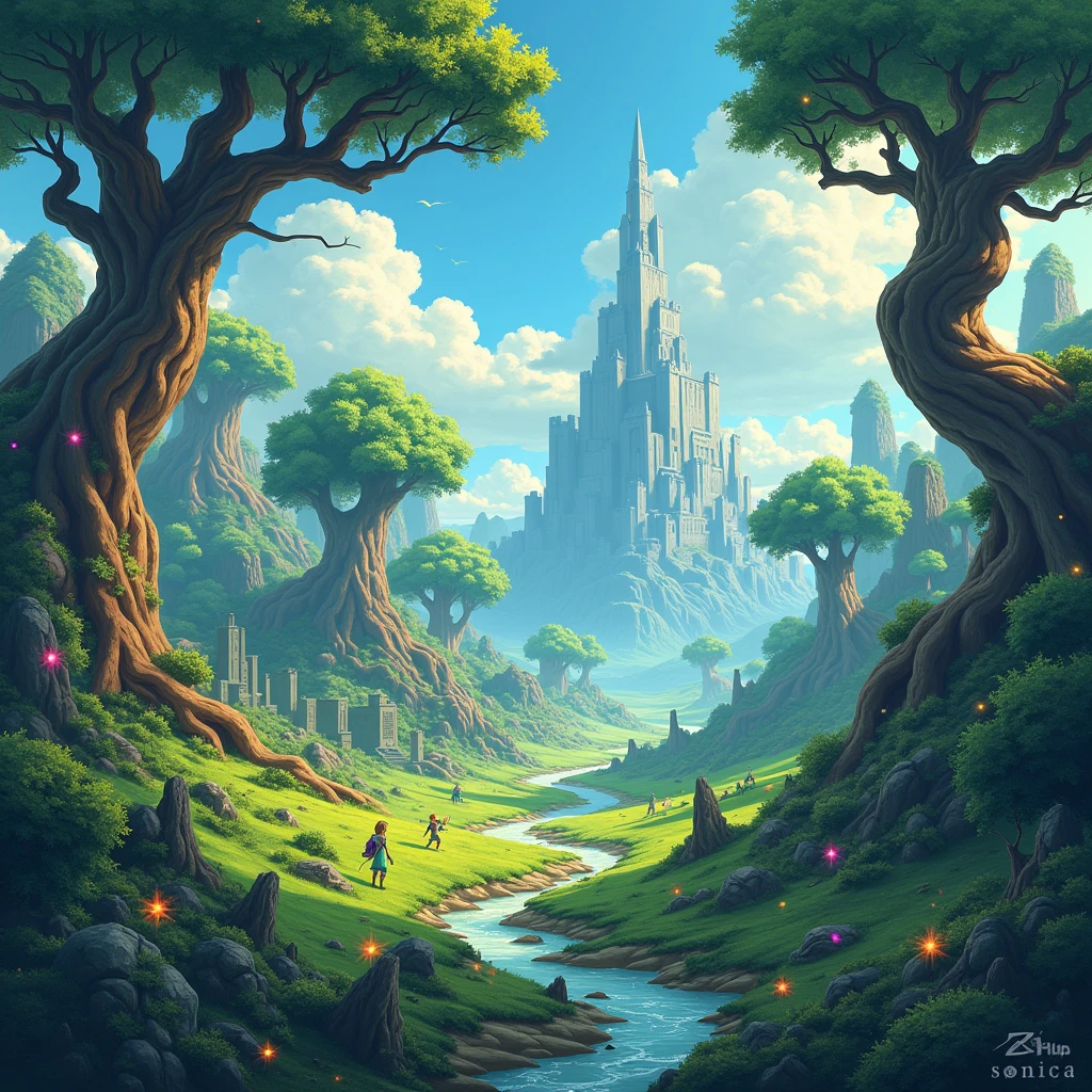 Zelda's Island Landscape