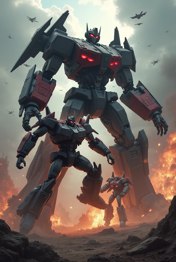Transformers in epic battle