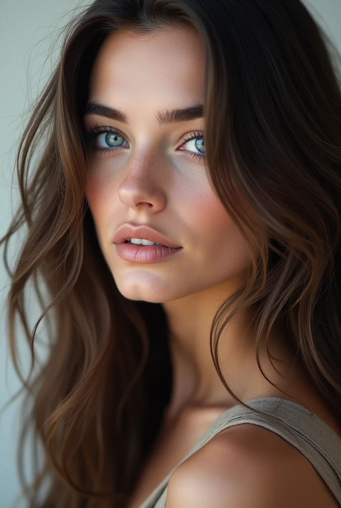 Long Hai,Blue eyes, Best Quality,