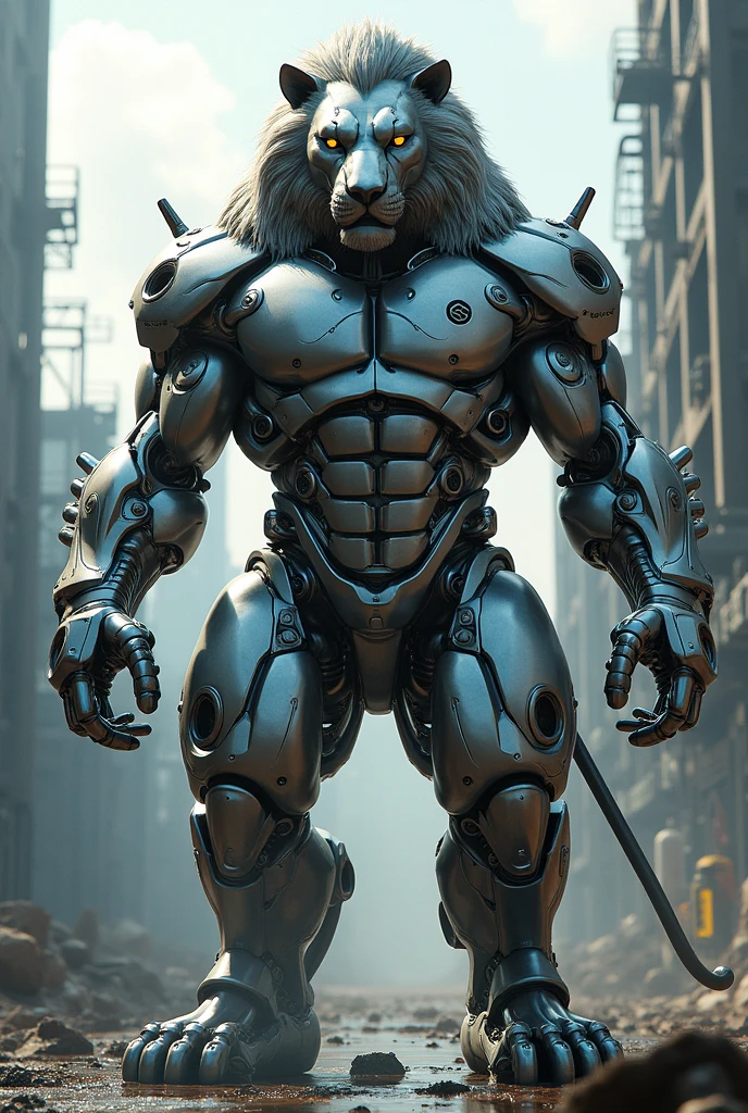 Bodybuilder lion - suzuki hybrid
