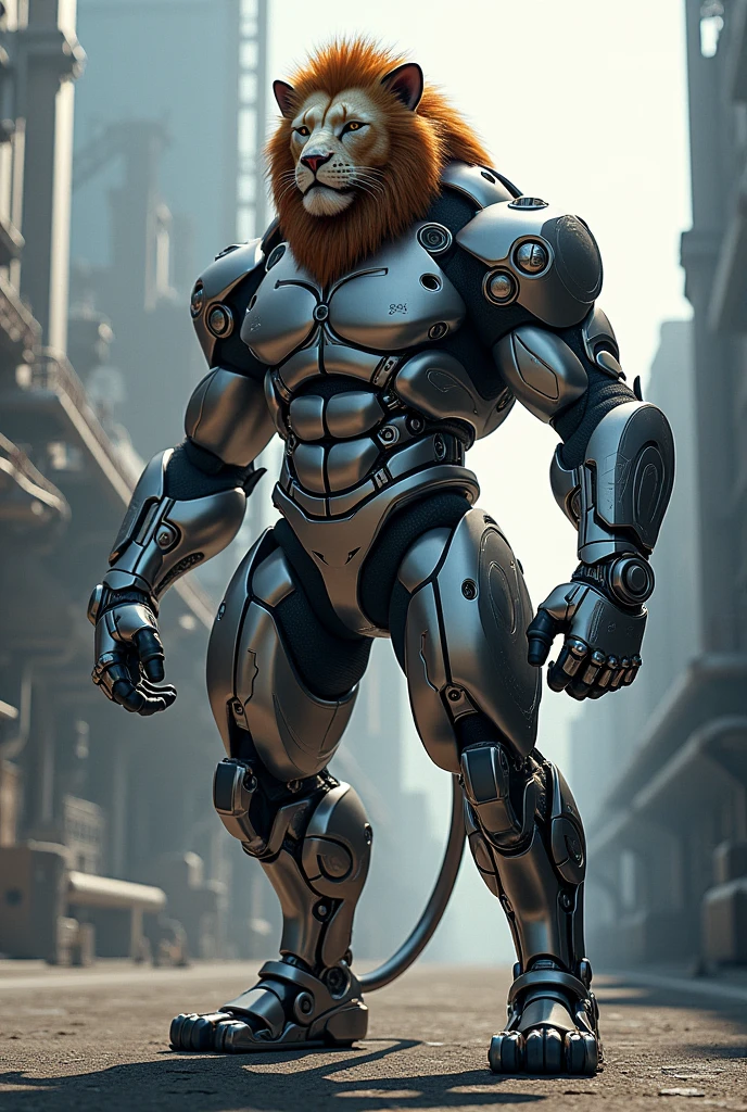 Bodybuilder lion - suzuki hybrid