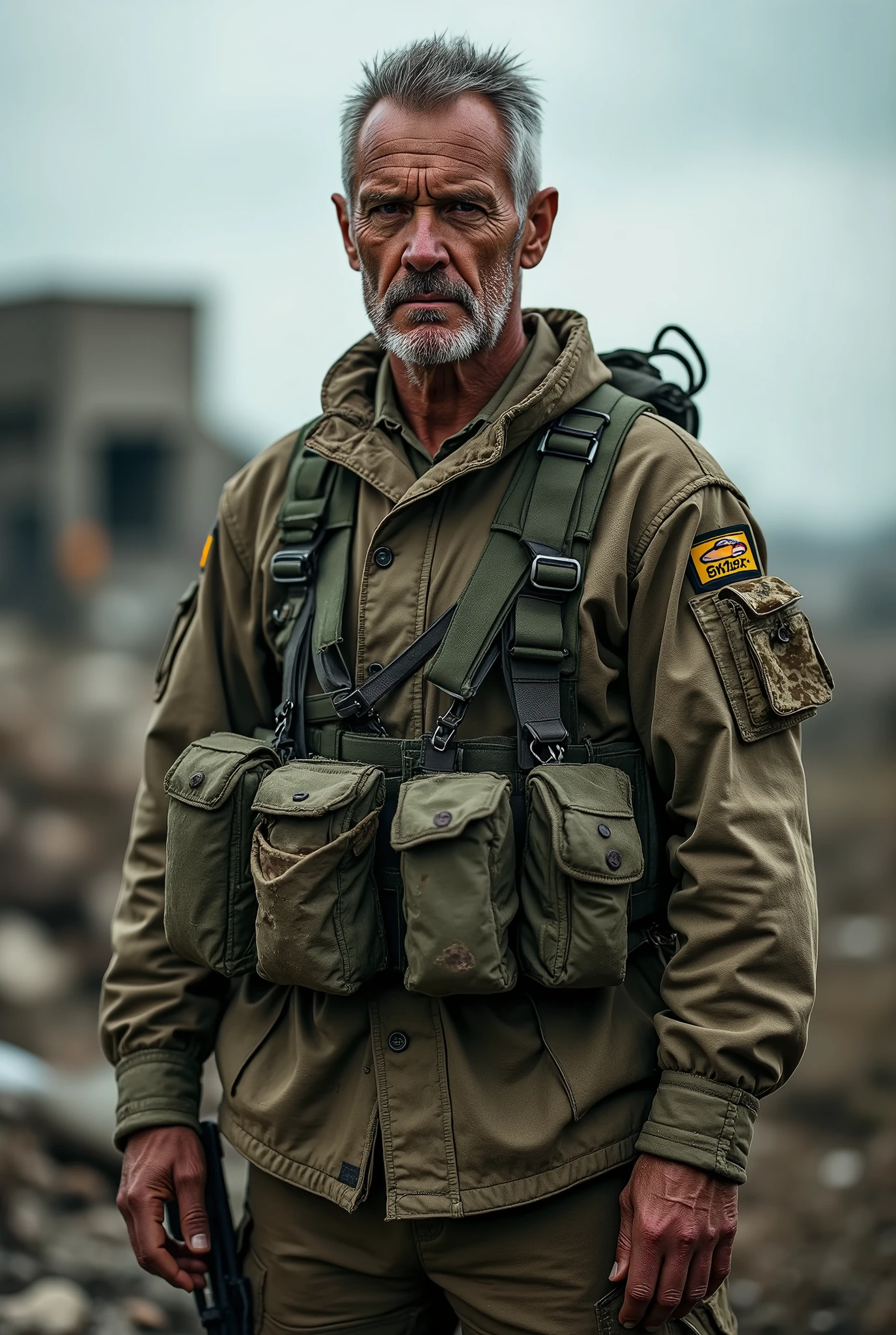 make a photo of a soldier