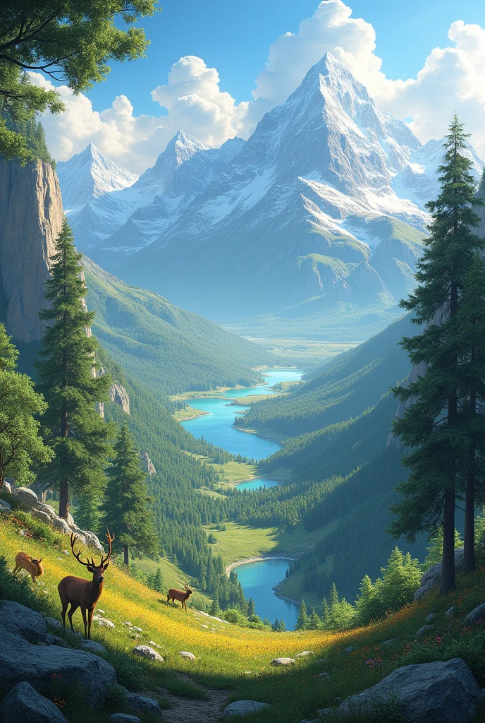 beautiful nature landscape wiew