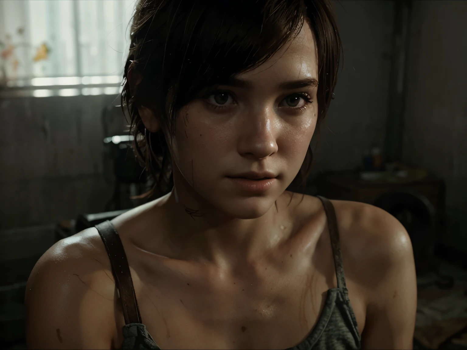Girl White Skin in The Last of Us