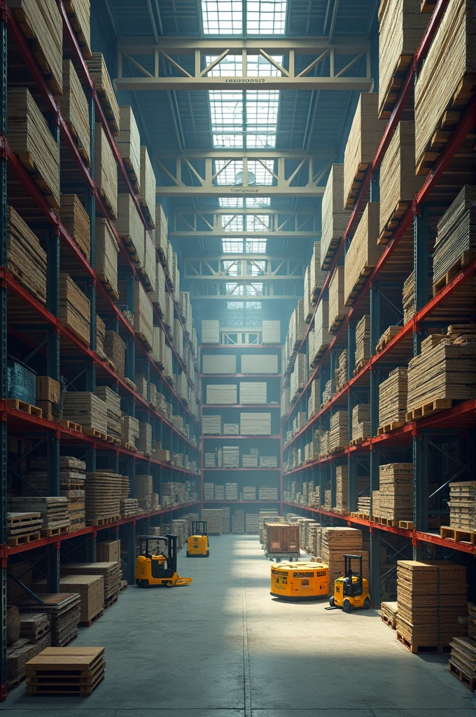 Internal raw materials warehouse