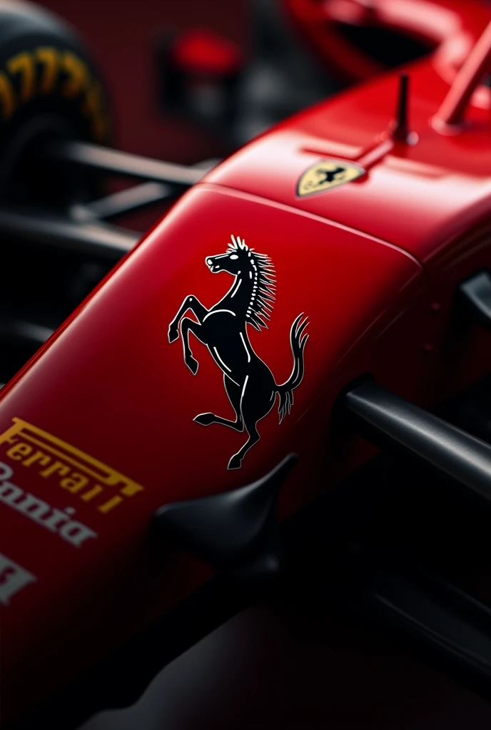 Create a Formula 1 style logo for the Ferrari brand