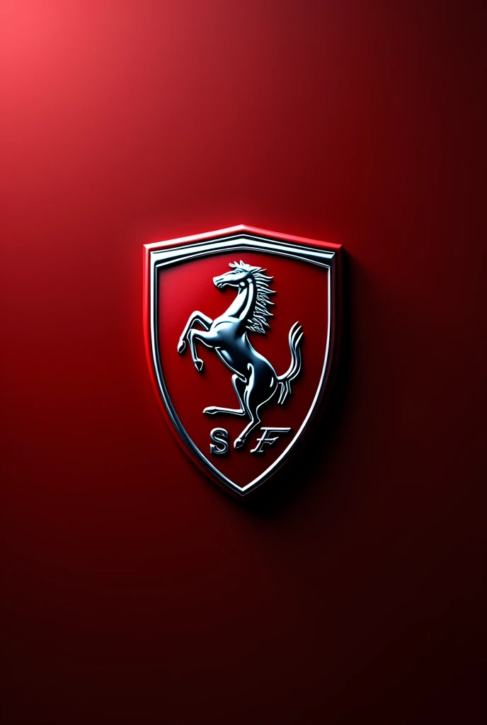Create a Formula 1 style logo for the Ferrari brand
