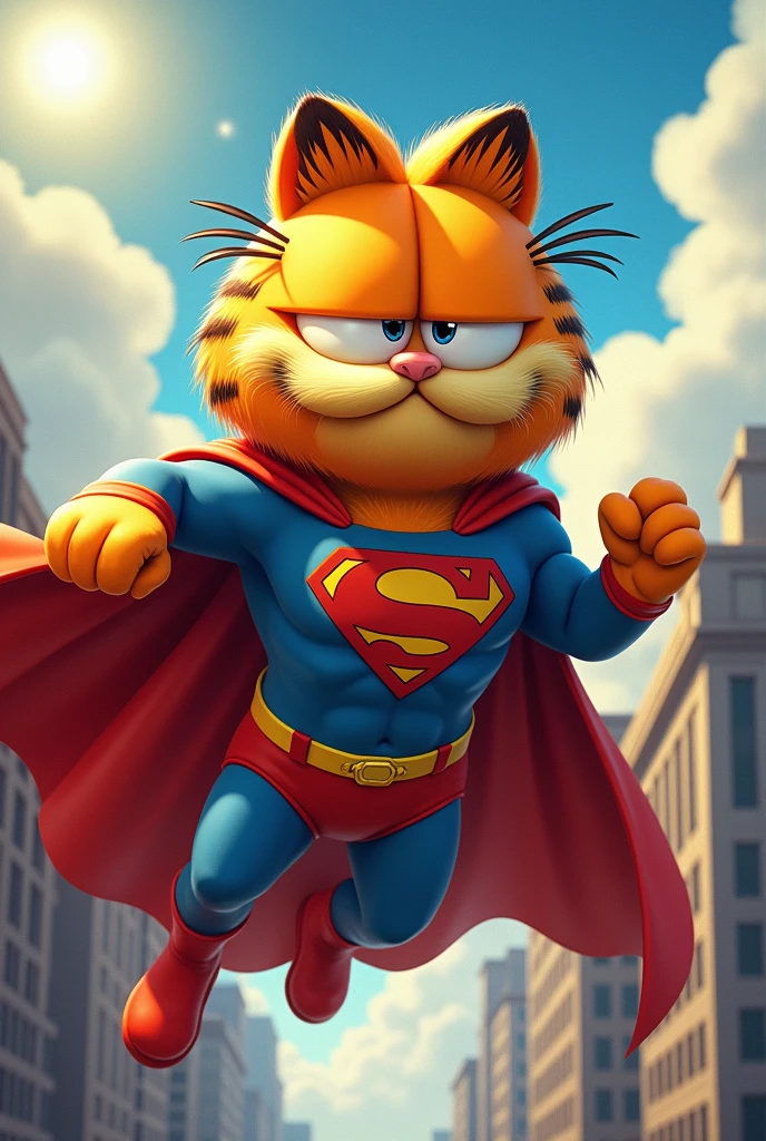 Garfield Superman