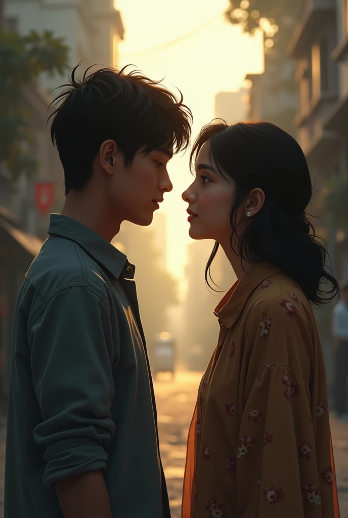 Susovita and subhasish ars love and present meet in both thear eyes contact tell her pain love