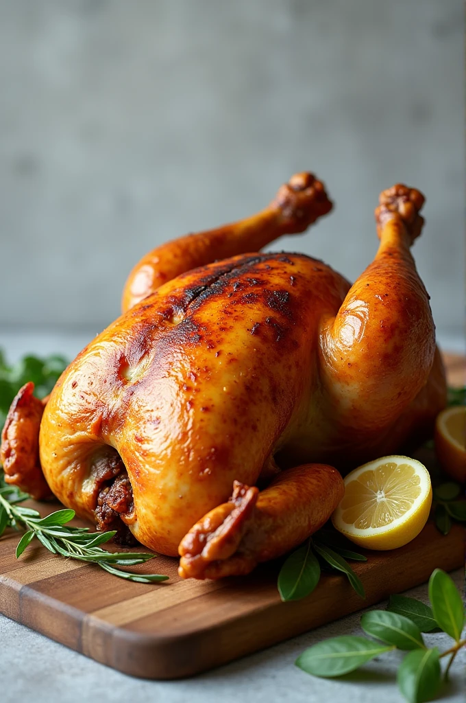 Cooked muscular chicken
