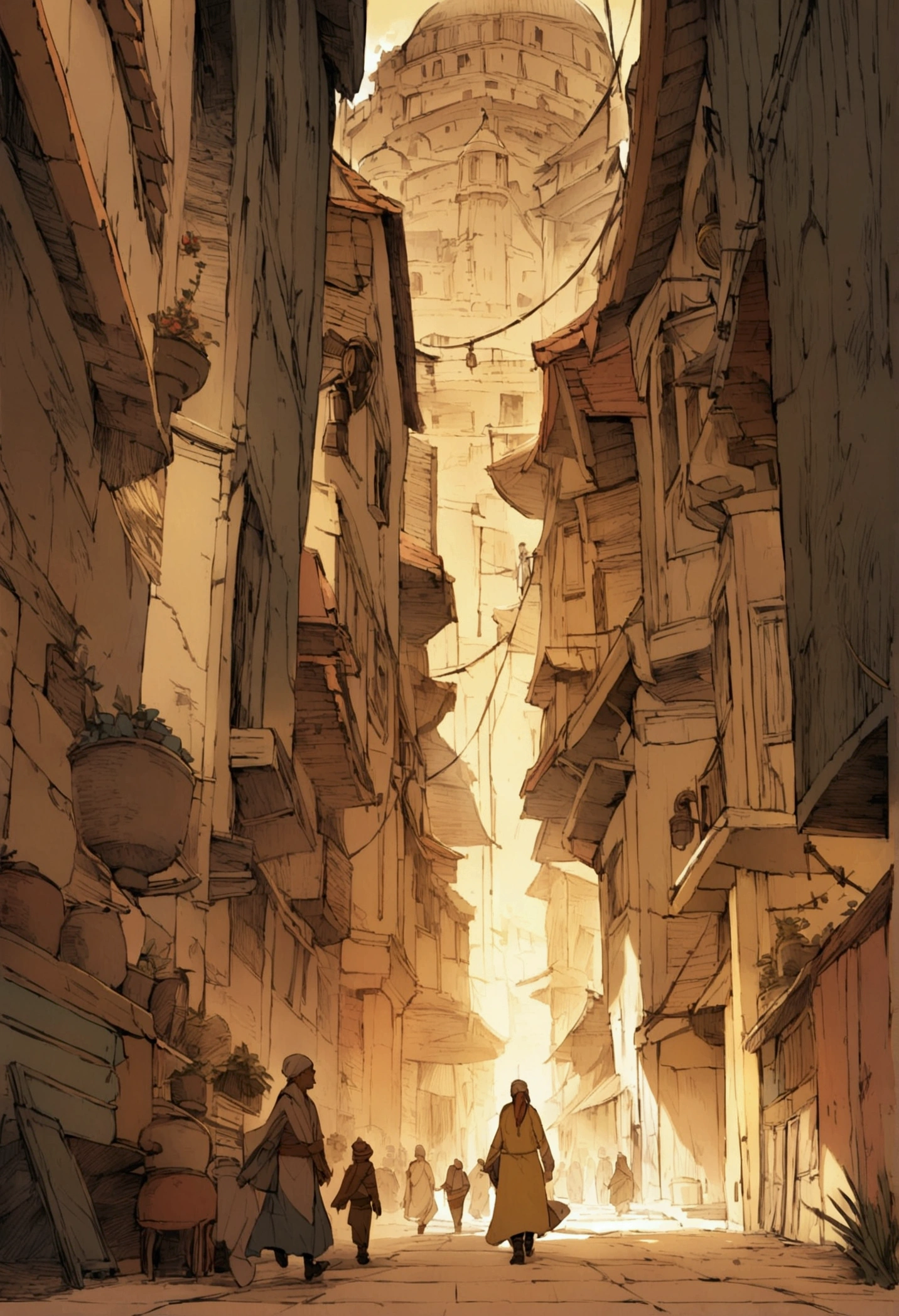 Jaislamer Golden City  people walking 