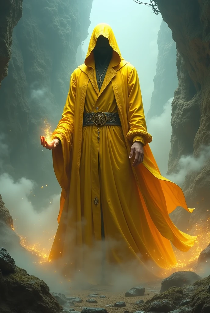Wizard in yellow suit