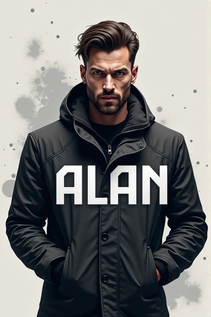 Create a visual identity with the name Alan