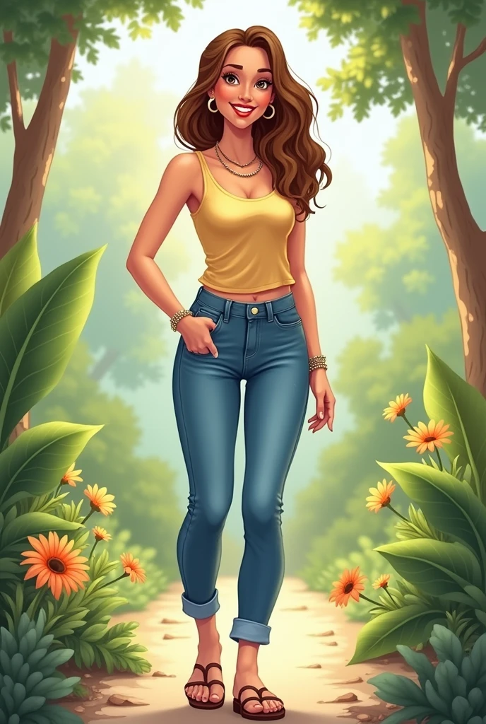 jeans　Half ass　woman