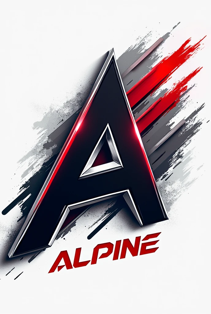 Create a Formula 1 style logo for the Alpine brand