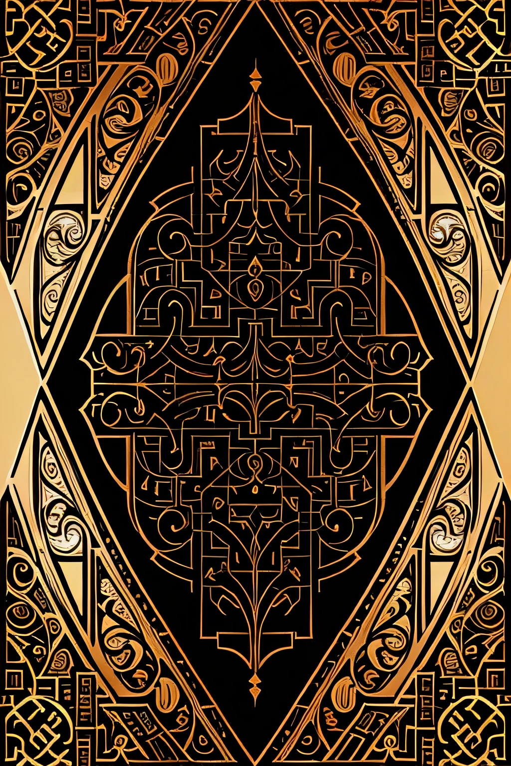 victorian maze vector