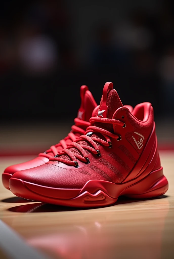 Basketball shoes with the best jumping technology with the best materials and the brand is called HZ with red color