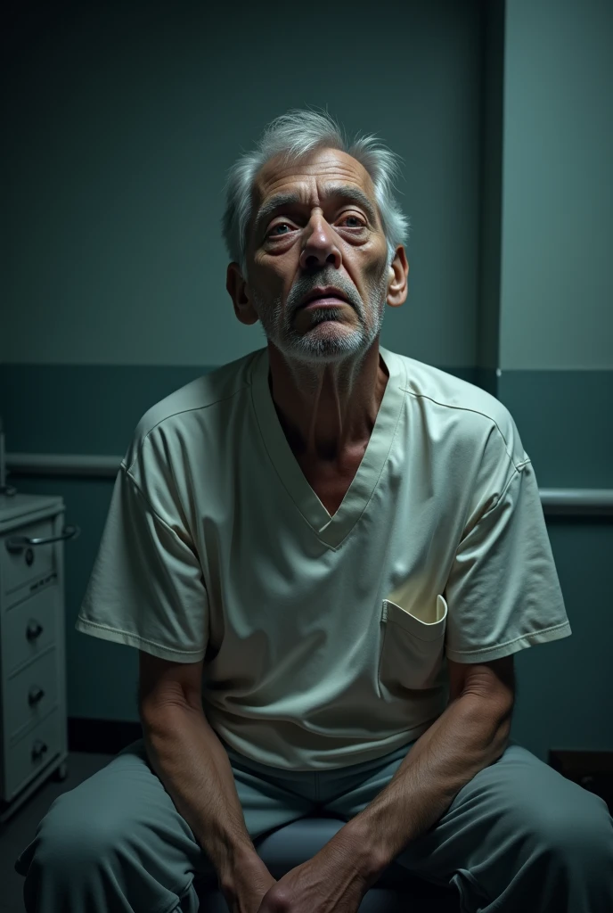 A man with a very sick liver