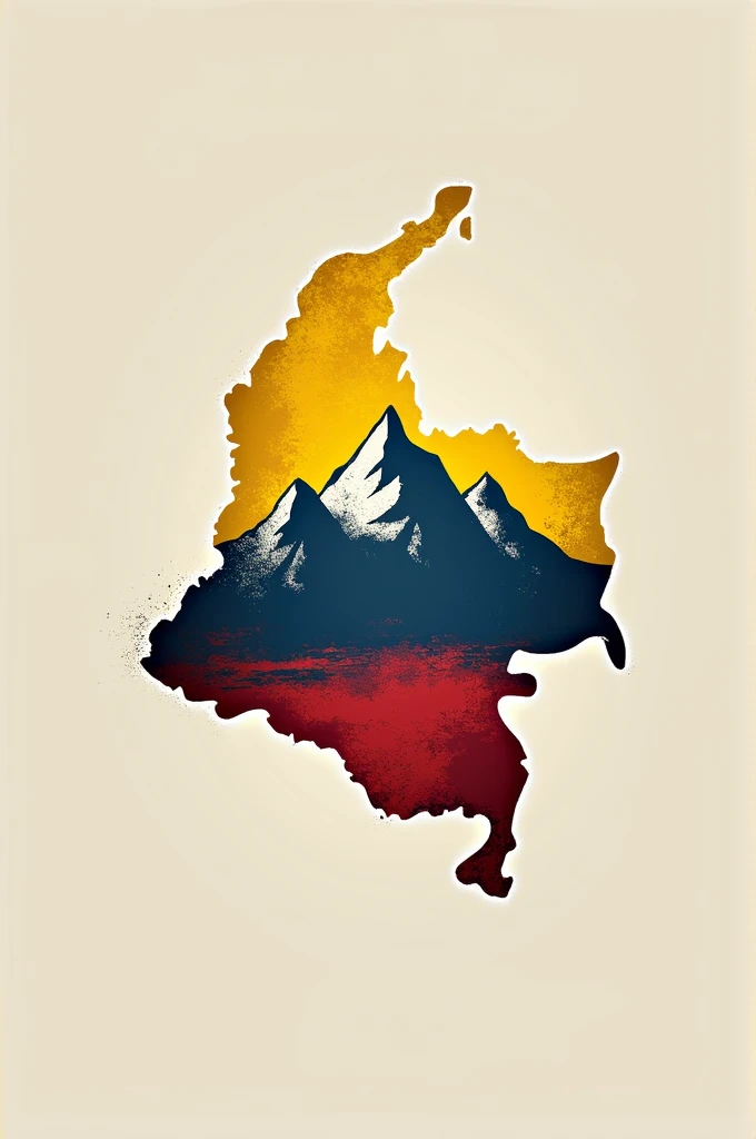 Create a logo for a tourism company that sells tours in Medellin Colombia uses the colors of the flag of this country
