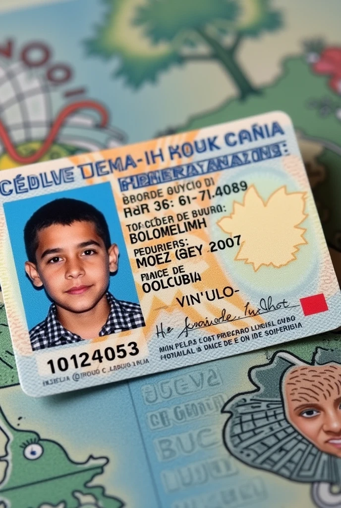 Create a Colombian ID card with the names of Angel David Herrera Florez and ID number 1018240853 from Medellin and date of birth 28/03/2008