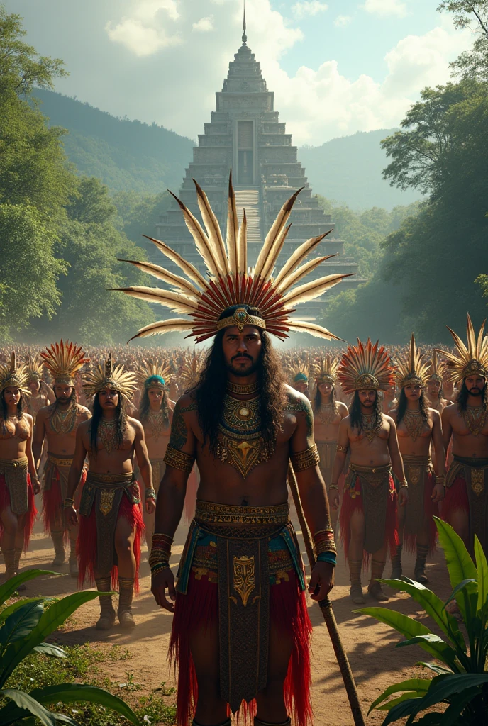 Image of indigenous people dominating Brazil instead of the Portuguese
