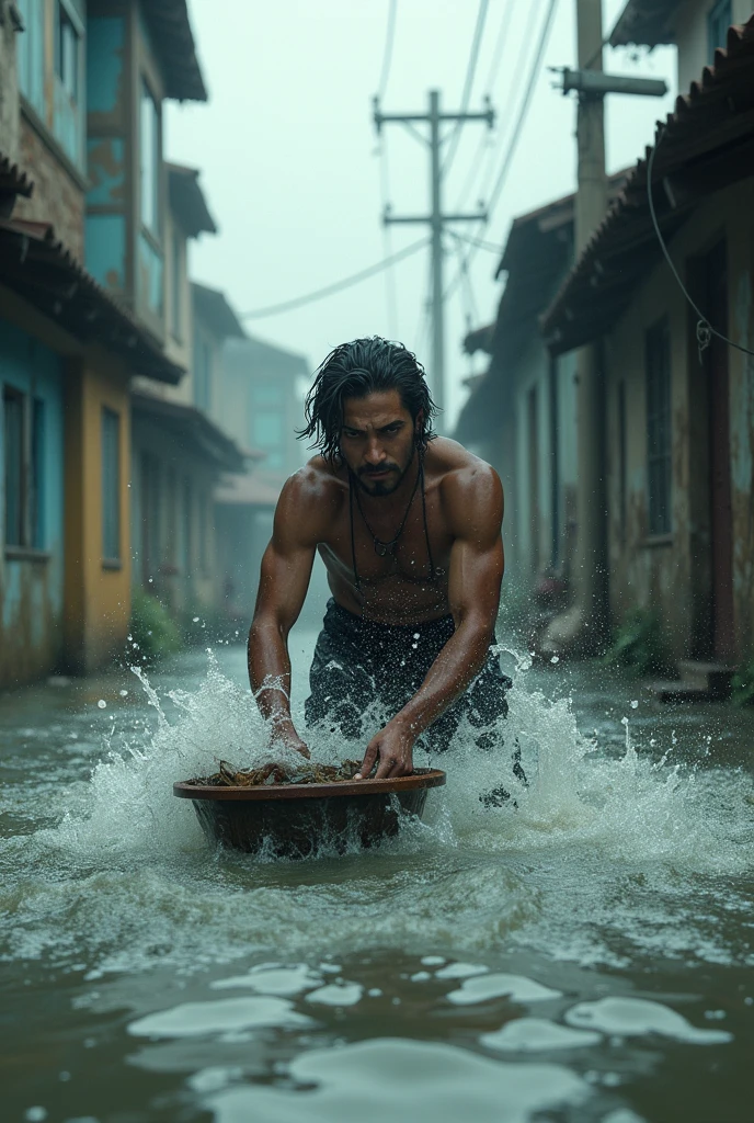 When the water rises, scoop it up quickly.