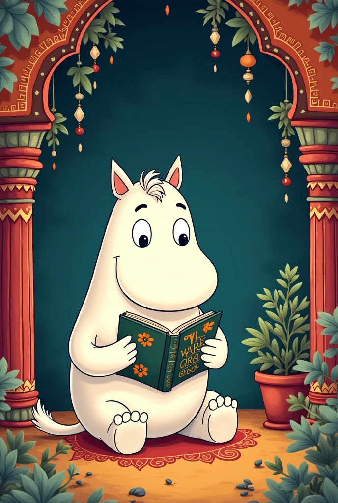  mumin read book in nepali cartoon 

