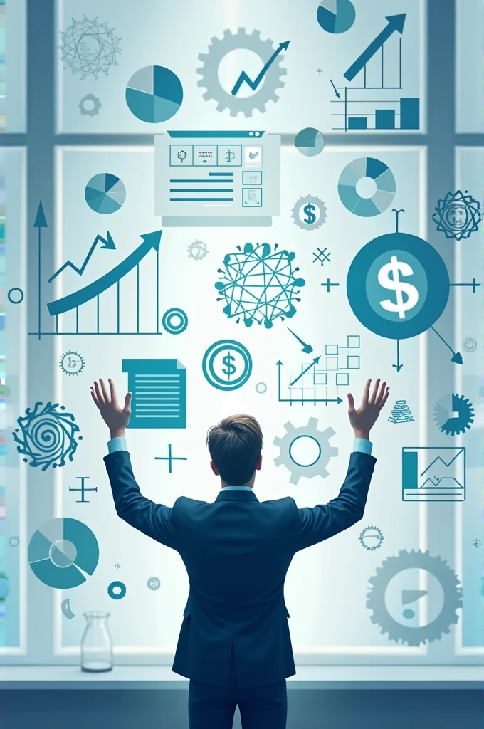 An image cover of a work about "Financial Mathematics" ou "Financial education"