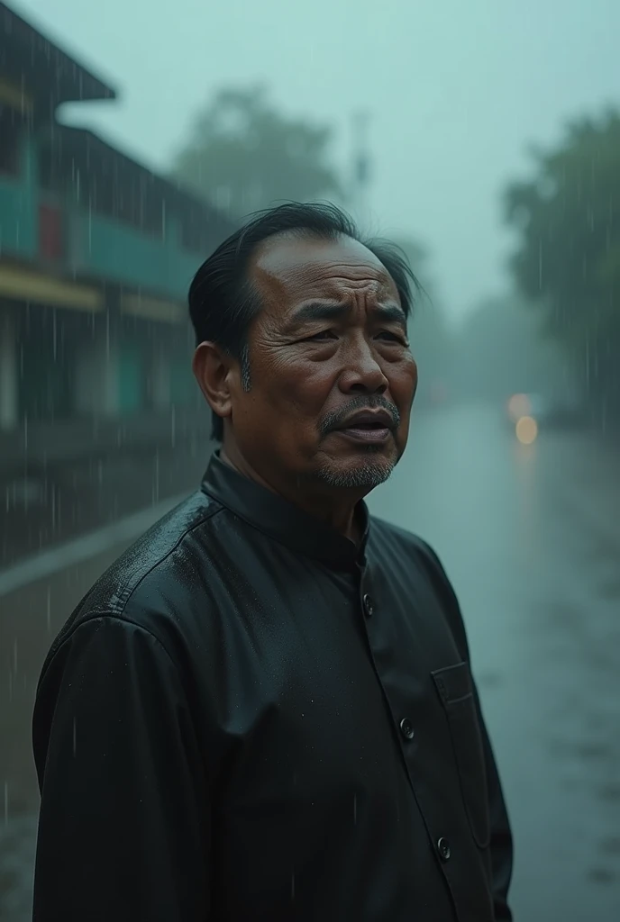 X Bangladesh prime minister
crying on road wile raining