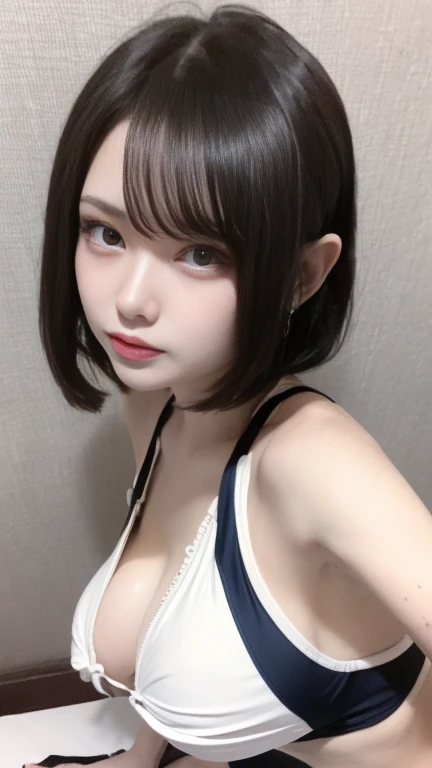 Tabletop, Highest quality, figure, Very detailed, In detail, Highest Resolution, 8,000 people Wallpaper, Fully dynamic configuration, Beautiful and delicate eyes, bikini, Medium Short Hair, Large Breasts, Natural color lip, random and sexy poses,random、(8,000 people, Ultra A High Resolution, Highest quality, Tabletop:1.2),(1:1.2)、(avert your eyes)、8,000 people、Japanese girl raw々new portrait、Realistic、Ultra A High Resolution、Highest quality、 (Big Breasts, Split:1.2),((Swimsuit :1.4))、break (Natural skin texture、Detailed skin、Surrealism、Extremely clear)、Intricate details、Depth of written boundary、Korean Idol、Nogizaka Idol、Aiming to become a gravure idol、Actress Model Poses