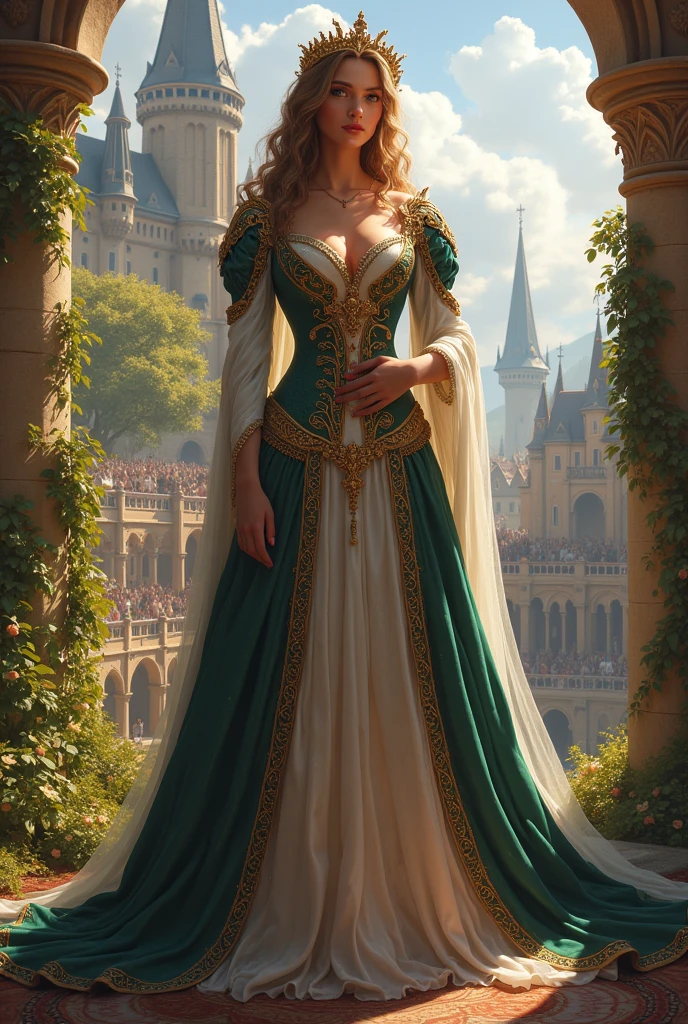 Magical medieval kingdom, fancy, big fit ass