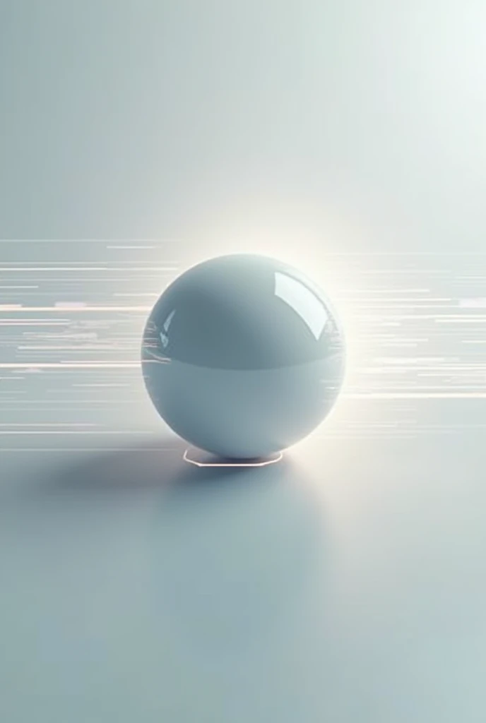 I want the image of a ball in rectilinear motion. The image must explicitly show the movement and the moment of the ball physically speaking.. The image must contain neutral colors. The image should show rays of motion.

