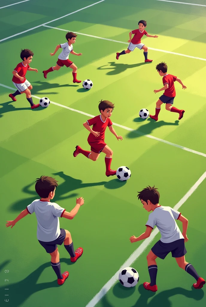 dribbling practice activities in soccer games