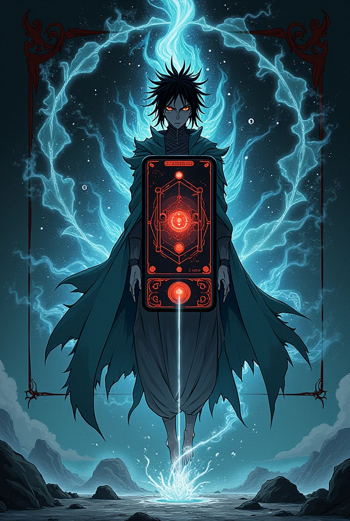 In vivo phone in the back cover of anime manga Madara sukuna