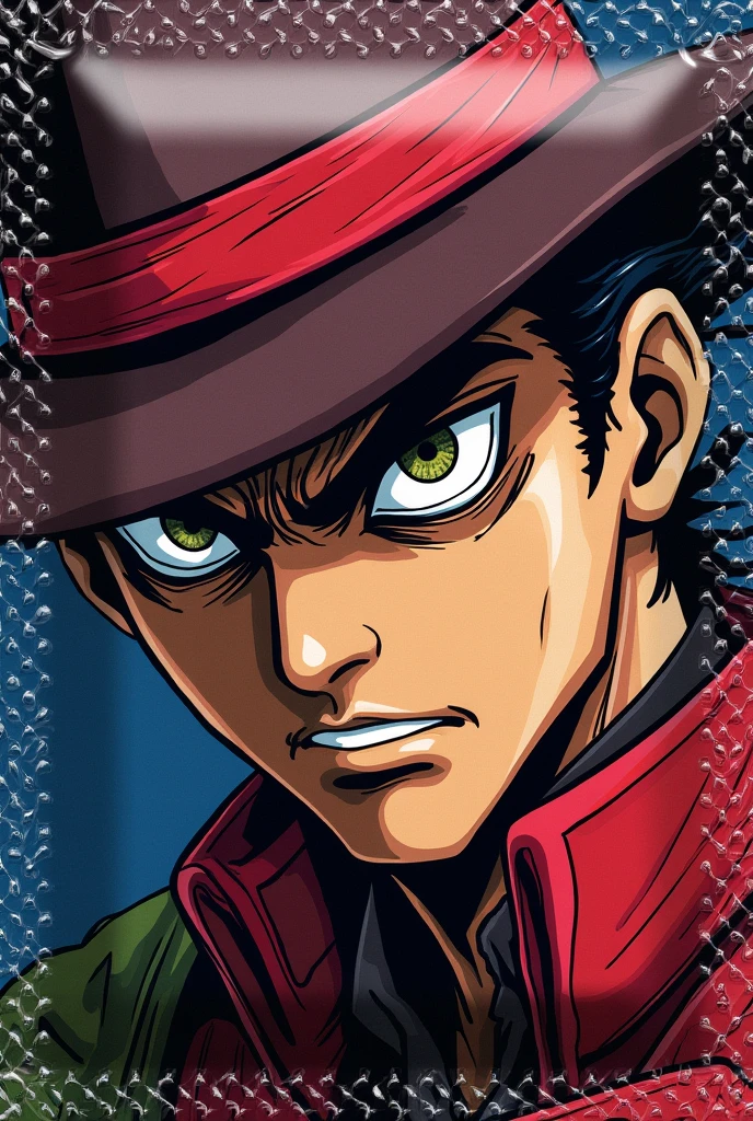 Create a condom with a Jojos Bizarre Adventure face